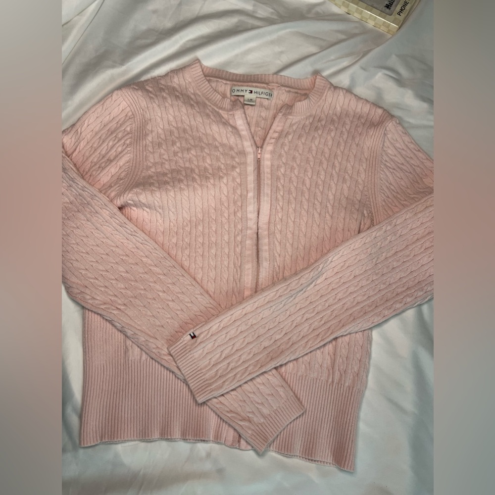 Baby Pink Tommy Hilfiger Sweater